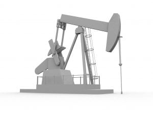 Pumpjack oil rig illustration for energy industry and oil extraction visuals.
