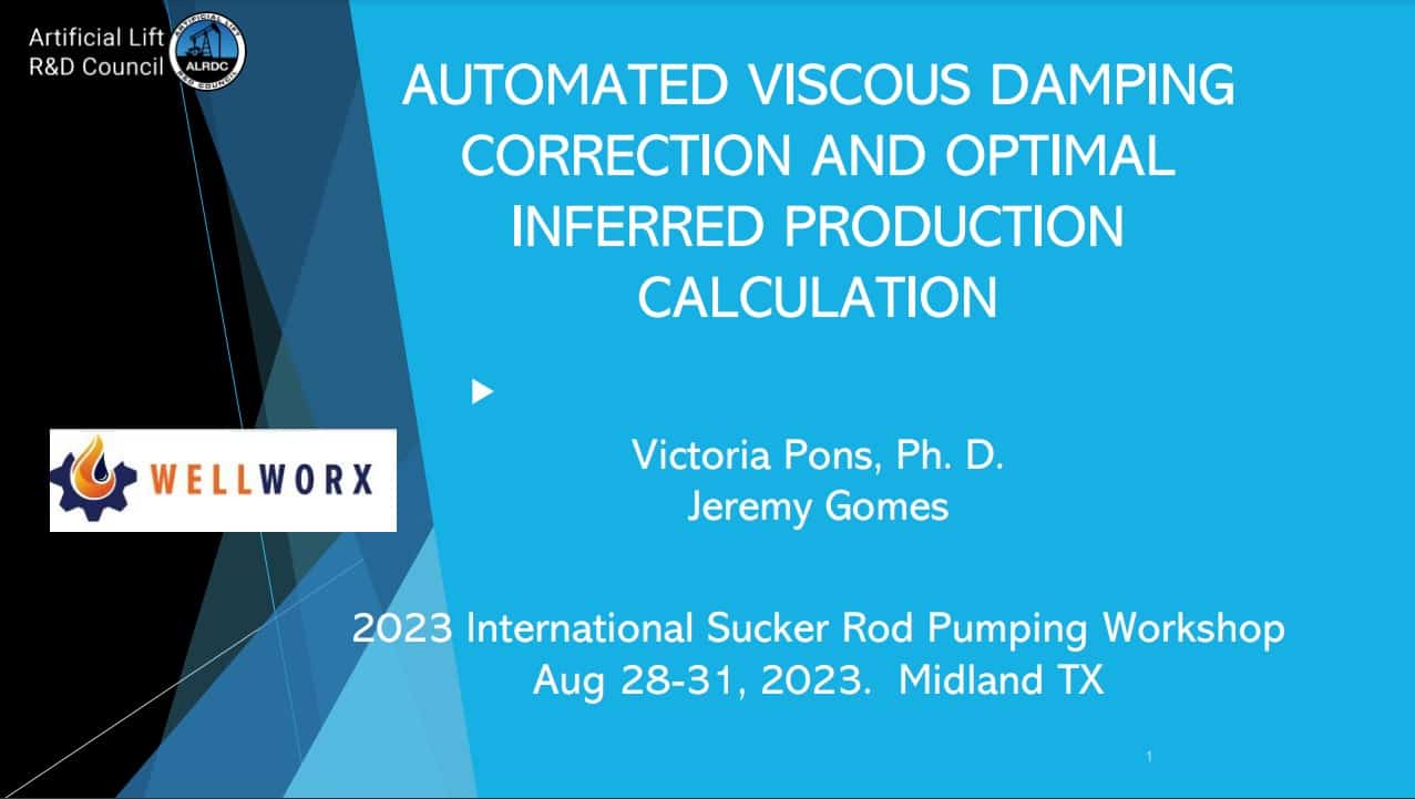 Automated Viscous Damping Correction and Optimal Inferred Production ...
