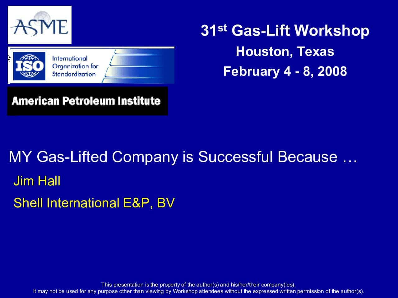 MY Gas-Lifted Company is Successful Because