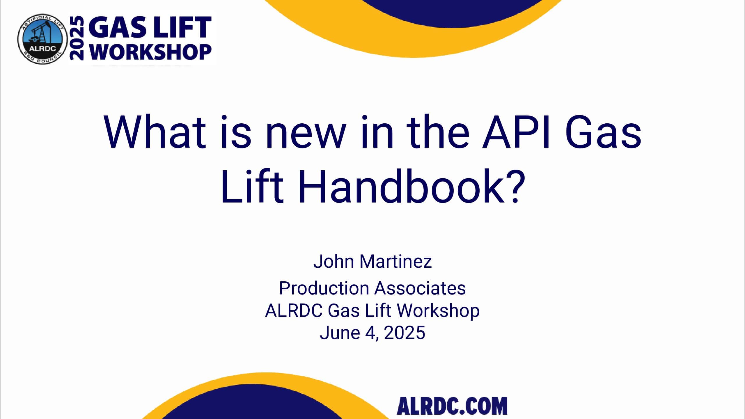 What is new in the API Gas Lift Handbook?